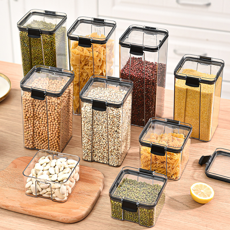 Pet Supplies Stores - 1-4PCS Barattoli sigillati Organizzatore da cucina