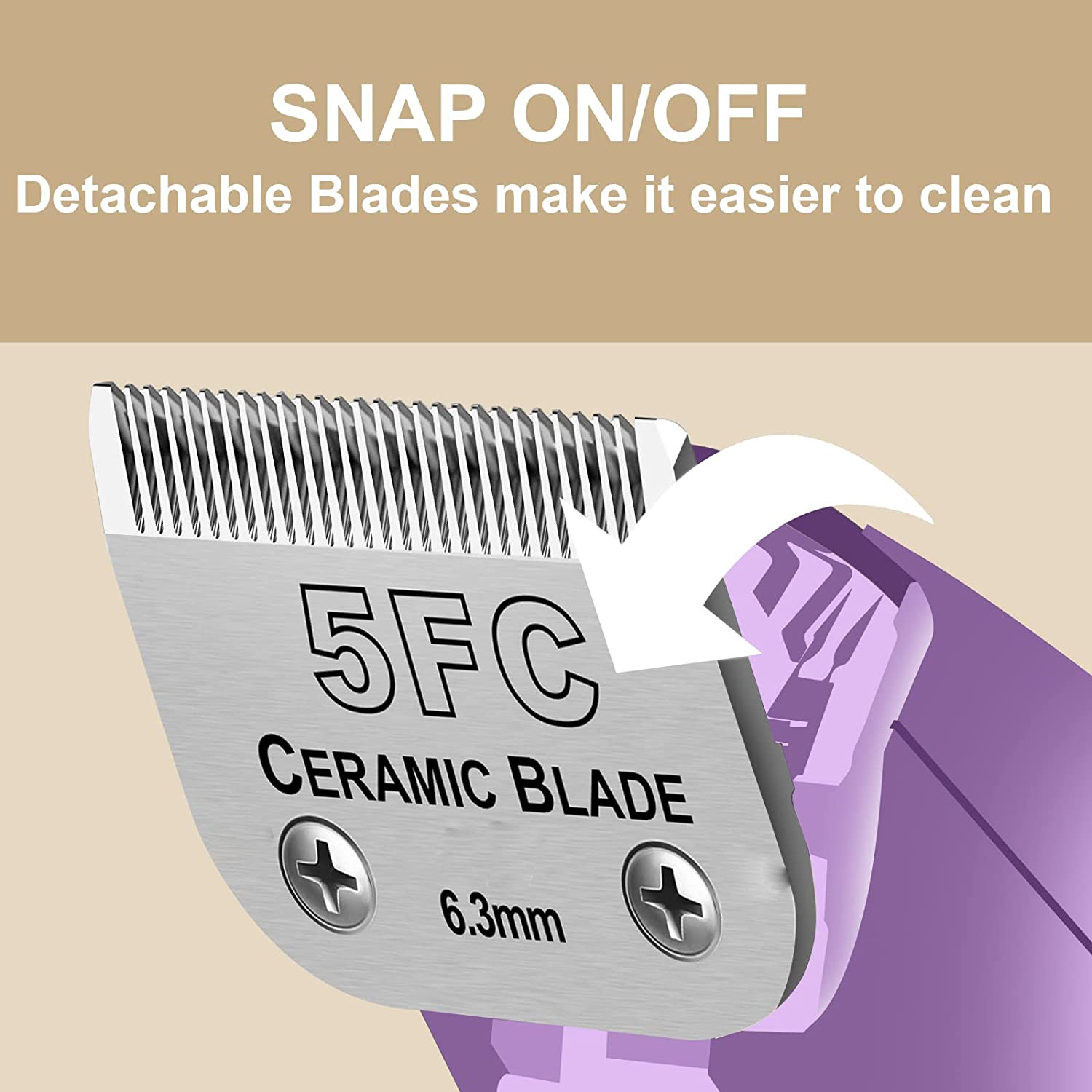 Lama per tagliacapelli staccab - Dog Grooming Clippers recensione e prezzo
